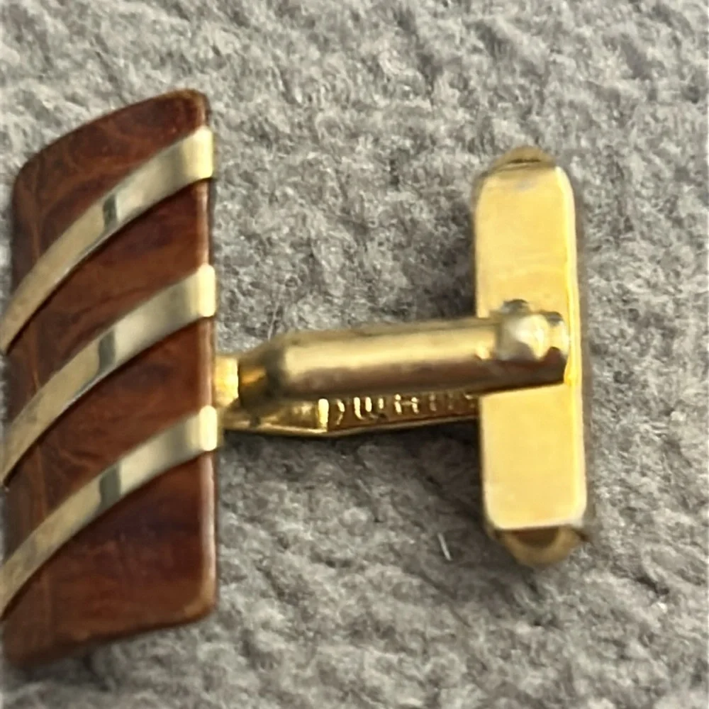 Vintage Swank Men's Cuff Links Gold Tone